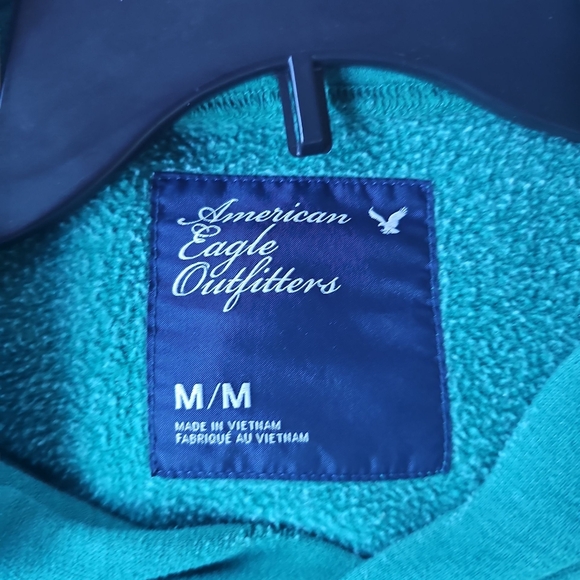 American Eagle Outfitters Women's Green Hoodie - Picture 5 of 5